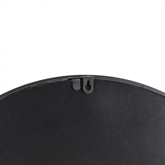 Glitzhome Glitzhome 23.62"D Black Metal Framed Round Wall Mirror