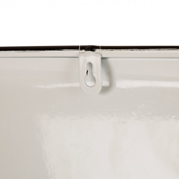 Glitzhome Glitzhome 23.62"H Farmhouse Enameled Metal Reindeer Wall Sign