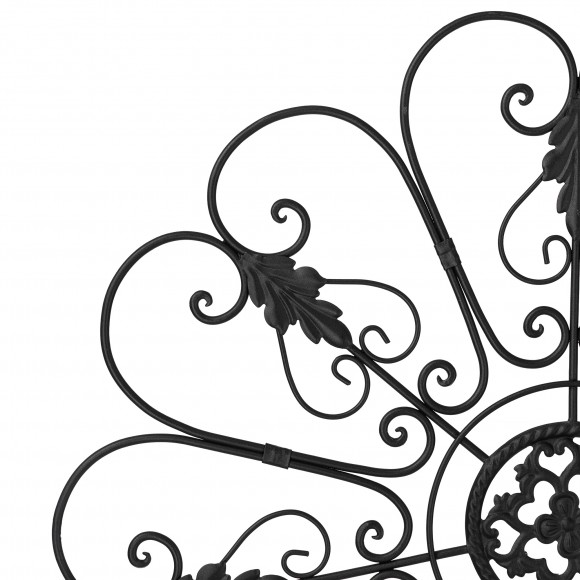 Glitzhome Glitzhome 23.75"D Traditional Iron Scroll Wall Decor