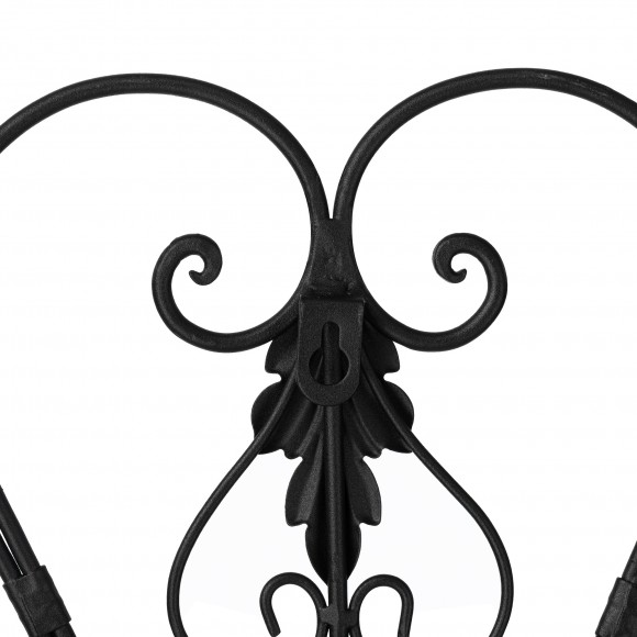Glitzhome Glitzhome 23.75"D Traditional Iron Scroll Wall Decor