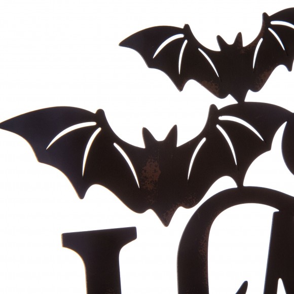 Glitzhome Glitzhome 23.94"L Metal "HAPPY HALLOWEEN" Wall Sign