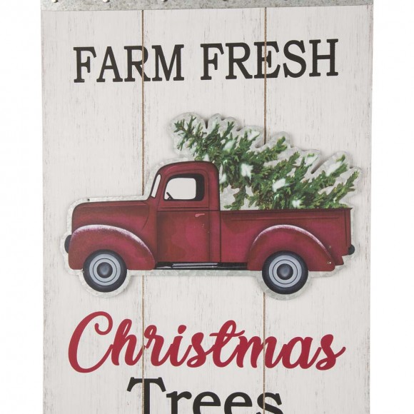 Glitzhome Glitzhome 24.00"H Wooden/Metal Truck Wall Décor