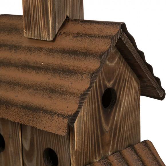 Glitzhome Glitzhome 24.02"H Extra-Large Rustic Wood Natural Birdhouse