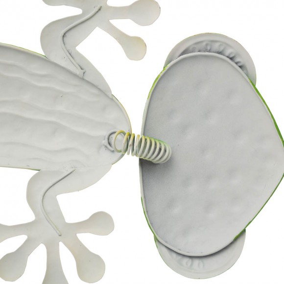 Glitzhome Glitzhome 24.25"L Whimsical Metal Watermelon Gecko Wall Décor