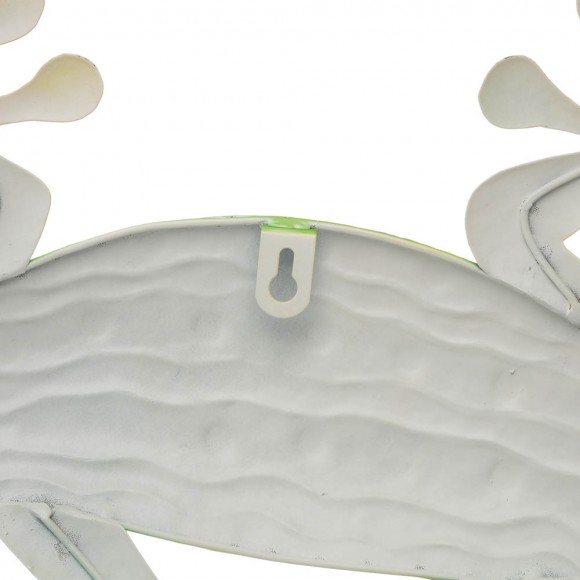 Glitzhome Glitzhome 24.25"L Whimsical Metal Watermelon Gecko Wall Décor