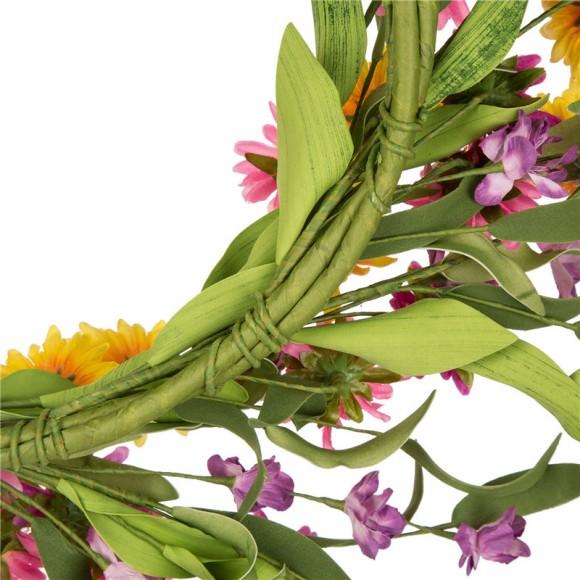 Glitzhome Glitzhome 24"D Artificial Chrysanthemum Wreath