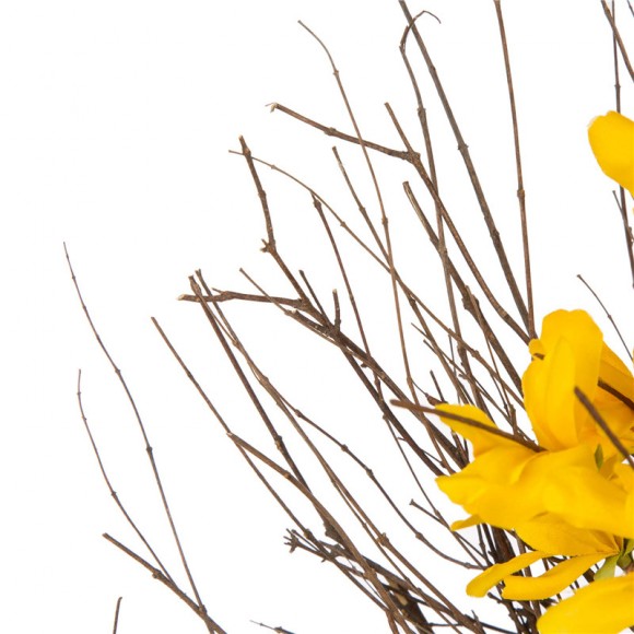 Glitzhome Glitzhome 24"D Artificial Winter Jasmine Wreath