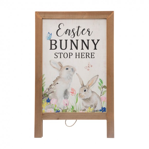 Glitzhome Glitzhome 24"H Easter Wooden Porch Sign / Standing Décor