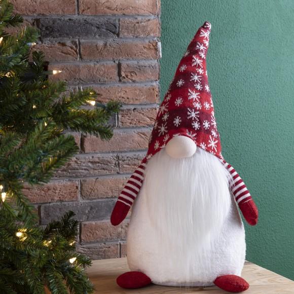 Glitzhome Glitzhome 24"H Fabric Christmas Gnome Standing Décor