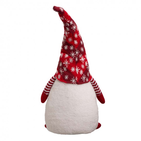 Glitzhome Glitzhome 24"H Fabric Christmas Gnome Standing Décor