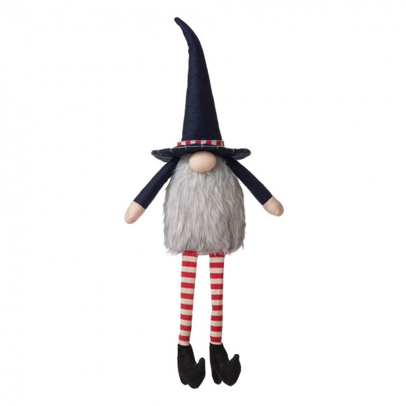 glitzhome Glitzhome 24"H Fabric Patriotic Gnome Sitter Décor