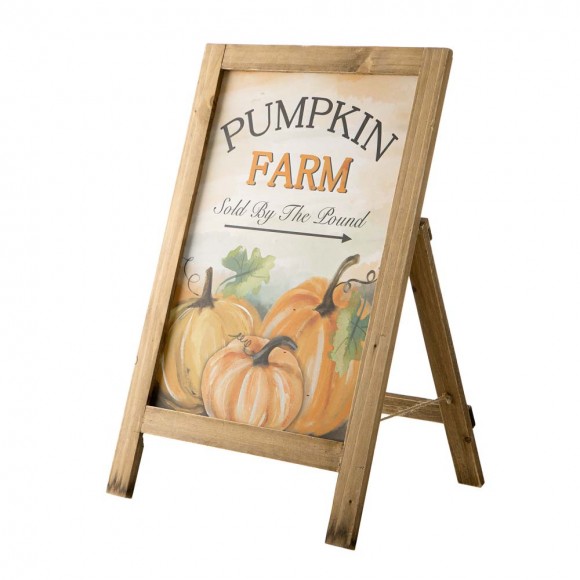 glitzhome Glitzhome 24"H Fall Wooden Porch Sign/Standing Decor