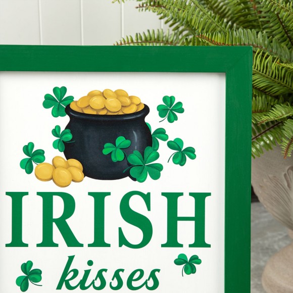 Glitzhome Glitzhome 24"H St. Patrick's Wooden Porch Sign