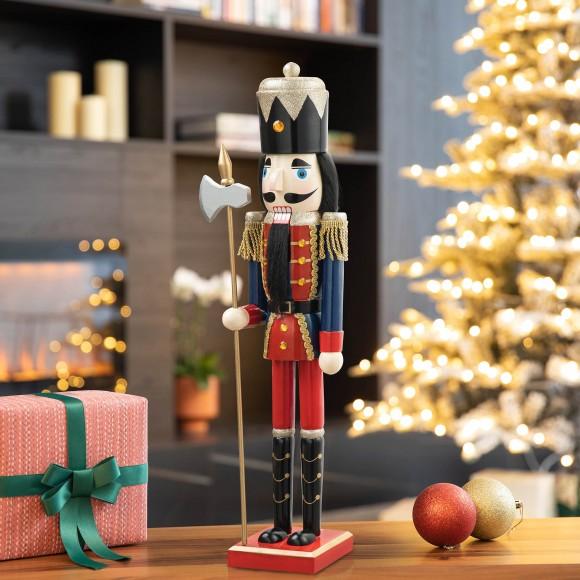 Glitzhome Glitzhome 24"H Wooden Christmas Soldier Nutcracker