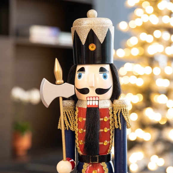 Glitzhome Glitzhome 24"H Wooden Christmas Soldier Nutcracker