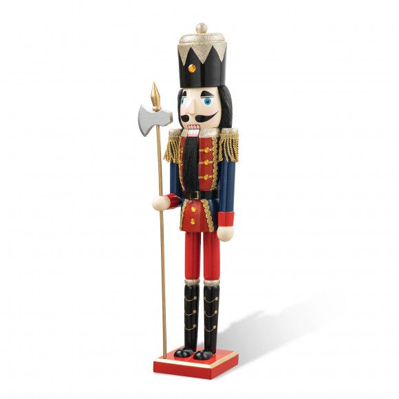 glitzhome Glitzhome 24"H Wooden Christmas Soldier Nutcracker