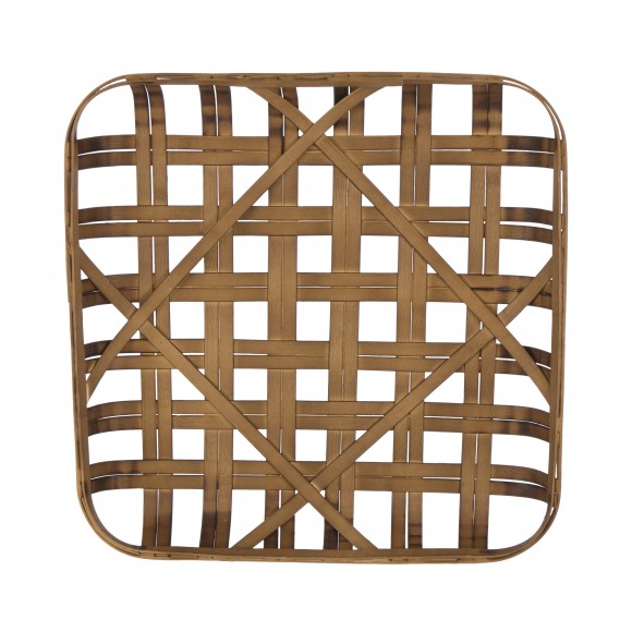 glitzhome Glitzhome 24"L Brown Bamboo Weaving Basket