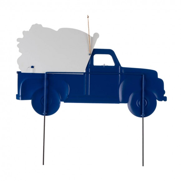 Glitzhome Glitzhome 24"L Metal Patriotic Truck Yard Stake Or Wall Décor