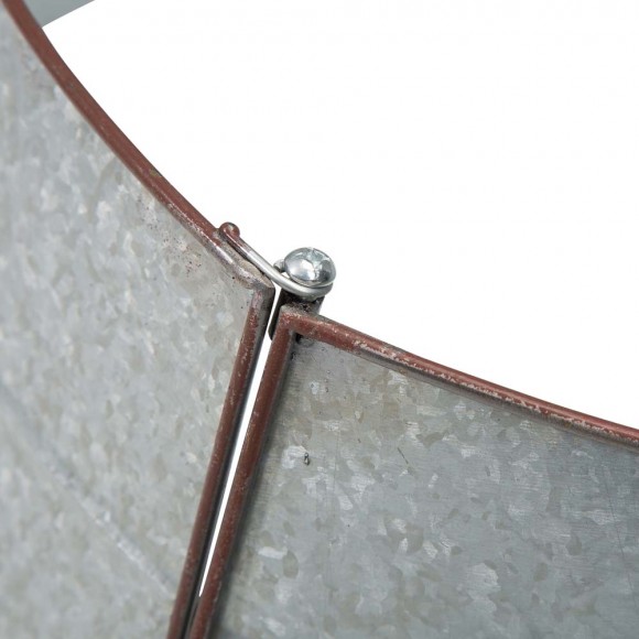 Glitzhome Glitzhome 26"D Galvanized Metal Tree Collar