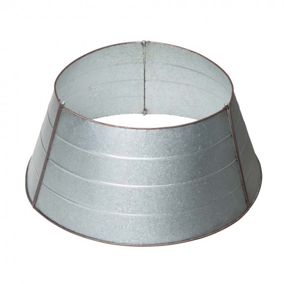 glitzhome Glitzhome 26"D Galvanized Metal Tree Collar