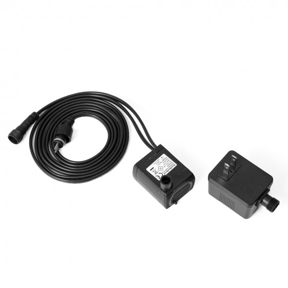 Glitzhome Glitzhome 27.25"H 3-Tier Turquoise Embossed Pattern Outdoor Ceramic Pots Fountain With Pump And LED Light