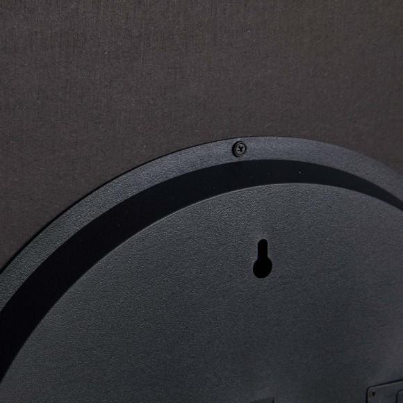 Glitzhome Glitzhome 27.50"D Oversized Vintage Round Black Gear Clock With Tempered Glass