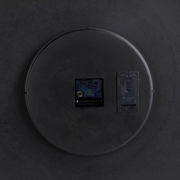 Glitzhome Glitzhome 27.50"D Oversized Vintage Round Gear Clock With Tempered Glass