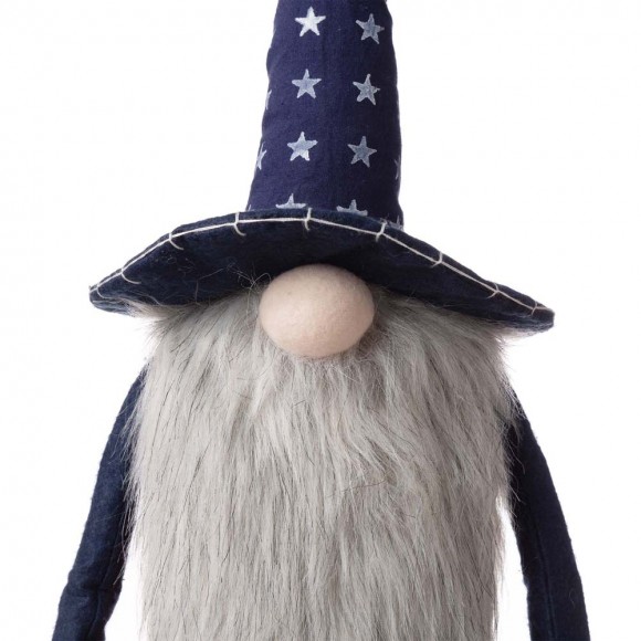 Glitzhome Glitzhome 28"H Fabric Patriotic Gnome Standing Décor