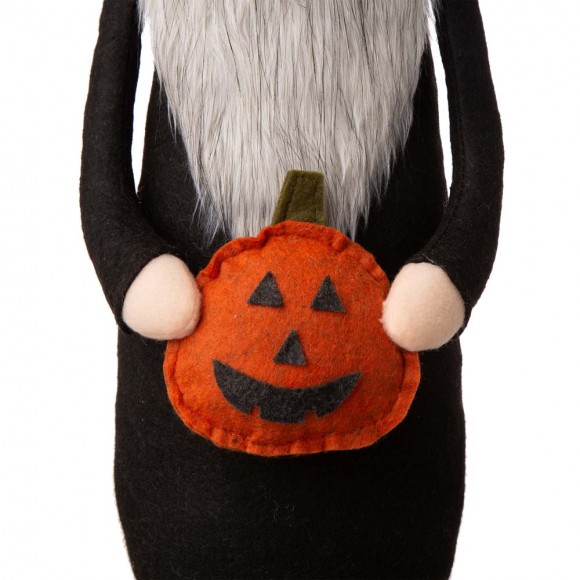 Glitzhome Glitzhome 28"H Halloween Fabric Gnome Standing Decor