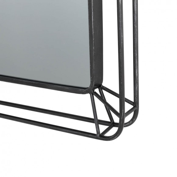 Glitzhome Glitzhome 29.50"H Oversized Square Wall Mirror With Metal Frame