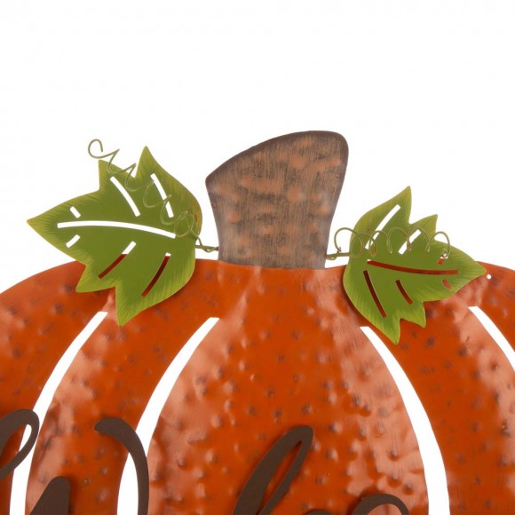 Glitzhome Glitzhome 29.72"H Fall Metal Pumpkin Yard Stake/Standing/Hanging Sign