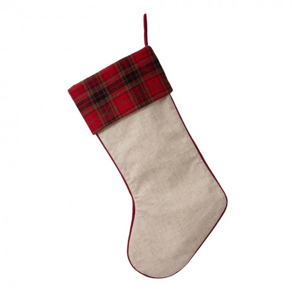 Glitzhome Glitzhome 2pk 21"L Fabric Dachshund Christmas Stocking