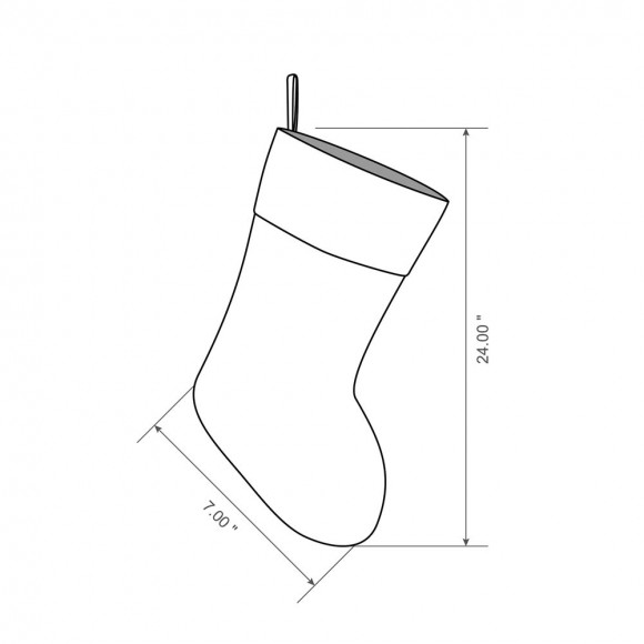 Glitzhome Glitzhome 2pk 24"L White Knitted Polyester Christmas Stocking With Pom Pom Ball