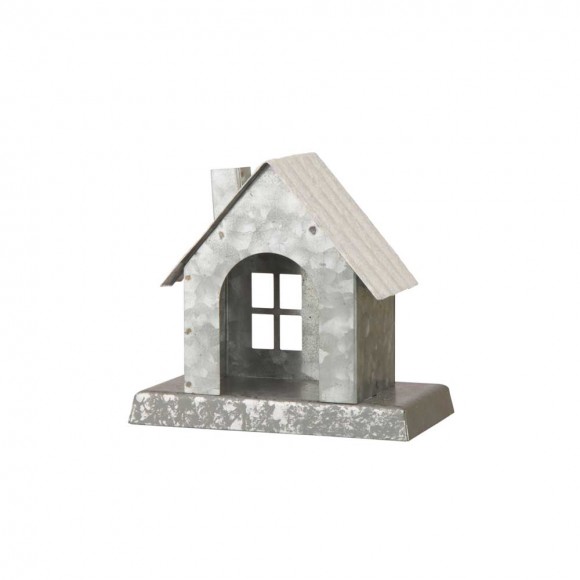 Glitzhome Glitzhome 2PK 6.00"H Galvanized House Stocking Holder
