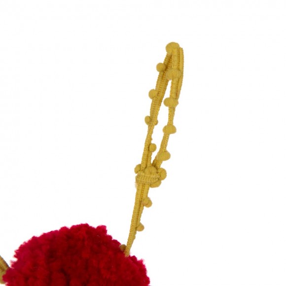 Glitzhome Glitzhome 2pk 96"L Multi Color Pompom Garland