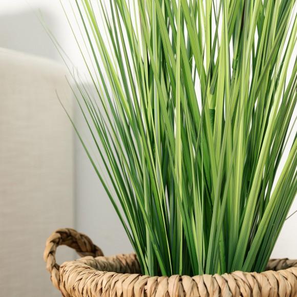 Glitzhome Glitzhome 3.25ft. Onion Grass Artificial Plants In Pot