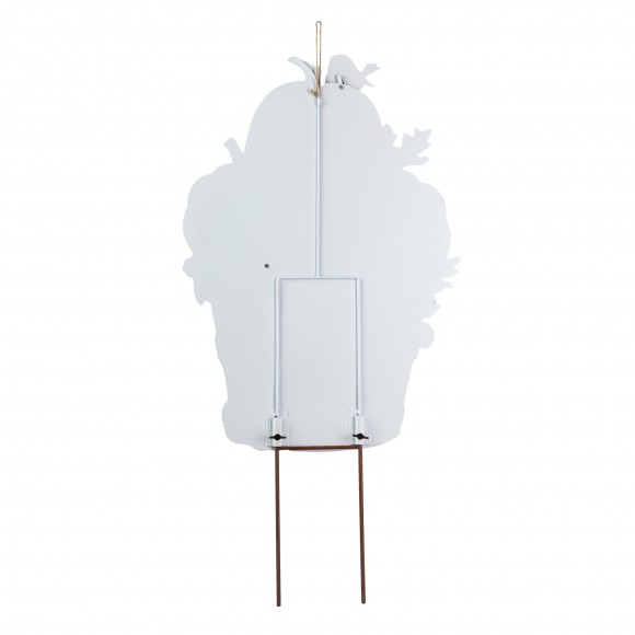 Glitzhome Glitzhome 30.25"H Fall Metal Pumpkins With Barrel Yard Stake(KD Two Function)