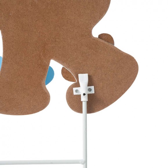 Glitzhome Glitzhome 30.5"H Easter Wooden Bunny Cart Yard Stake Or Wall Decor (Two Functions)