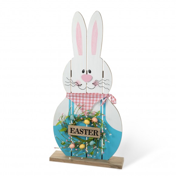 glitzhome Glitzhome 30"H Easter Wooden Bunny Porch Decor