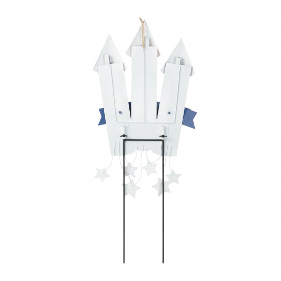 Glitzhome Glitzhome 30"H Patriotic Americana Firecracker Yard Stake Or Wall Décor (KD Two Function)