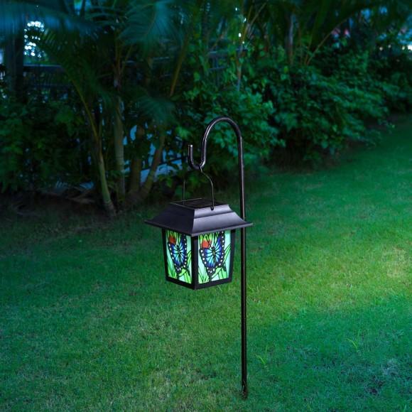 Glitzhome Glitzhome 30"H Solar Powered LED Pathway Light With A Garden Stake