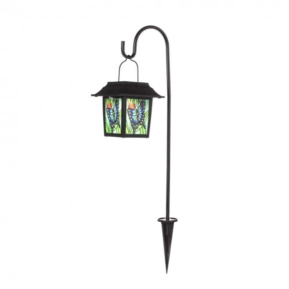 glitzhome Glitzhome 30"H Solar Powered LED Pathway Light with a Garden Stake