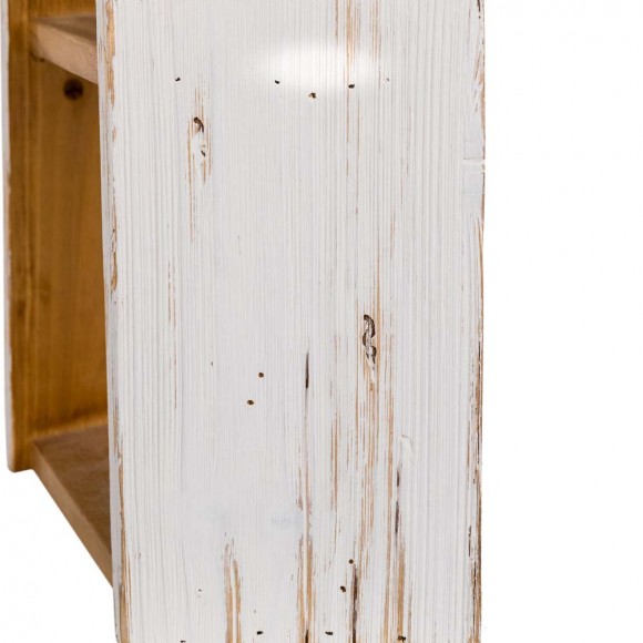 Glitzhome Glitzhome 31.25"H 3-Tier Coastal Wood/Metal Light House Wall Shelf