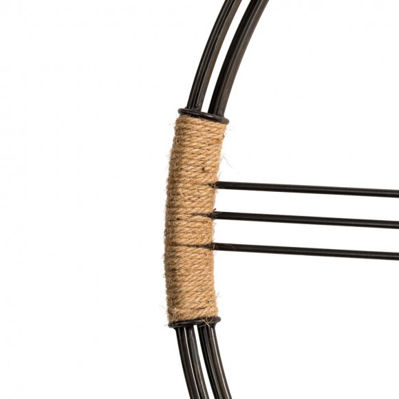 Glitzhome Glitzhome 31.90"D Oversized Modern Farmhouse Metal Wall Clock