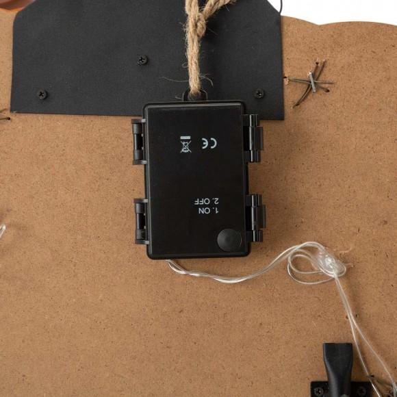 Glitzhome Glitzhome 32"H Halloween Wooden & Metal Pumpkin Stake Or Wall Décor (Two Functions)