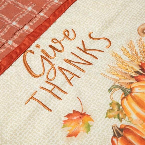 Glitzhome Glitzhome 32"L Thanksgiving Printed Apron