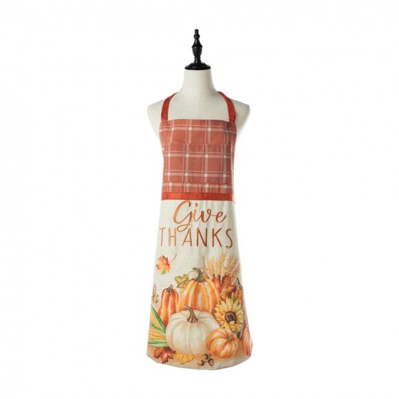 glitzhome Glitzhome 32"L Thanksgiving Printed Apron