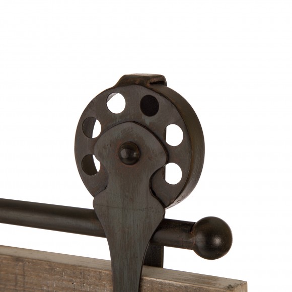 Glitzhome Glitzhome 35.25"H Farmhouse Wooden Barn Door Wall Decor