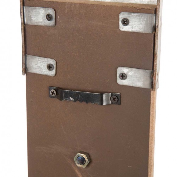 Glitzhome Glitzhome 35"H Christmas Wooden/Galvanized Ski Décor