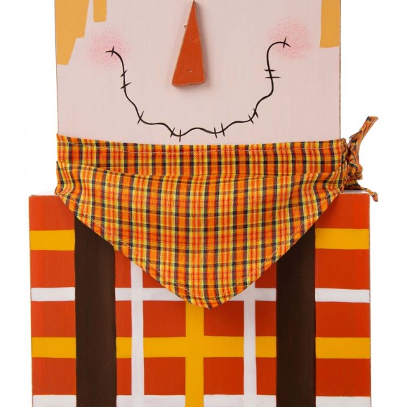 Glitzhome Glitzhome 36.22"H Wooden Snowman Double-edage Box Porch Decor ( Christmas & Fall）
